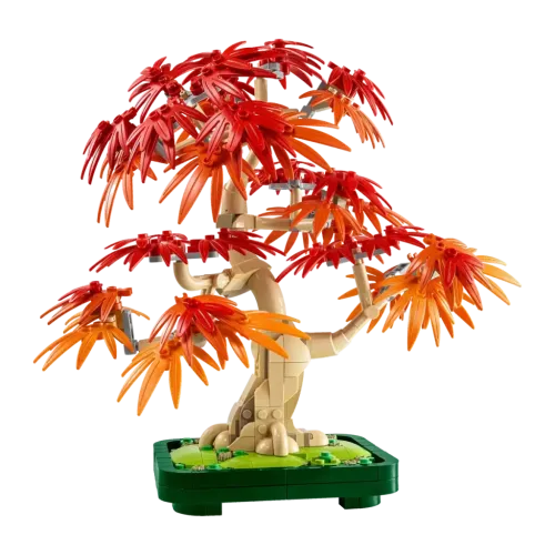 Set de construcción LEGO Botanicals Bonsái de Arce Rojo Japonés 10348 474 piezas 18+