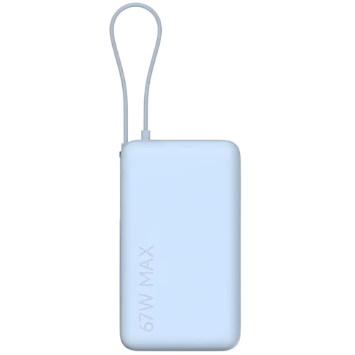 Xiaomi Power Bank Azul Hielo con cable integrado 10000mAh 67W