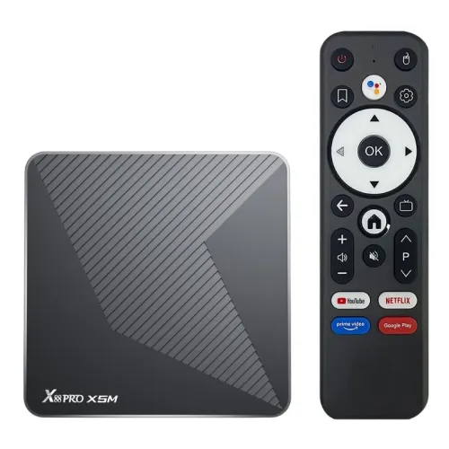 X88 Pro X5M 2GB/16GB Android 14 8K WiFi 6 Bluetooth S905 Gigabit TV Box