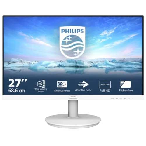 Philips V Line 271V8AW/00 Blanco 27 pulgadas Full HD IPS 4ms Monitor
