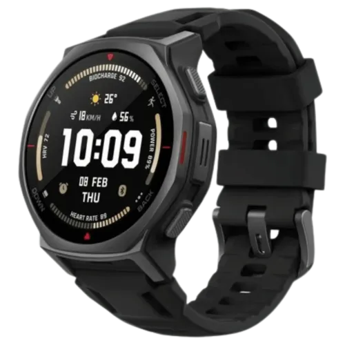 Amazfit T-Rex 3 Pro Negro Tactical 1,32 pulgadas AMOLED GPS NFC 19 días +180 deportes 10ATM Smartwatch