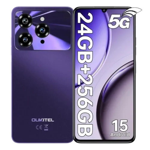 Oukitel C6 5G 8GB/256GB Púrpura 6,8 pulgadas IPS 90Hz 50MP 5150mAh