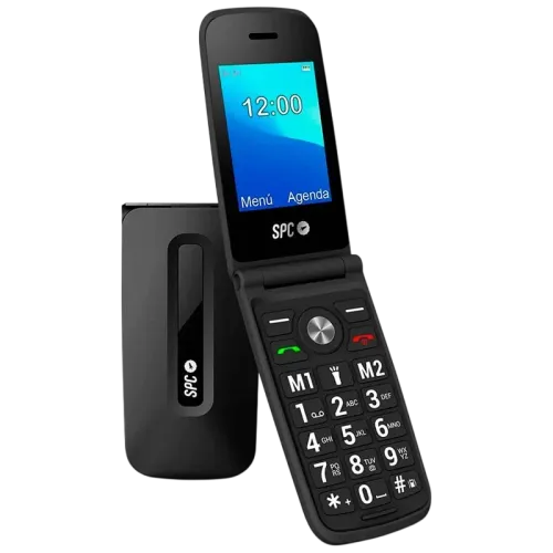 SPC Titan 2G Negro 2,4 pulgadas con tapa Móvil básico