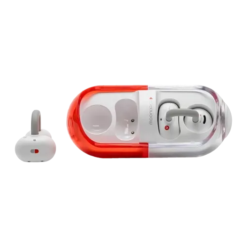 Moondrop Pill Open-Ear Rojo Bluetooth 6.0 28h IPX4 Auriculares inalámbricos