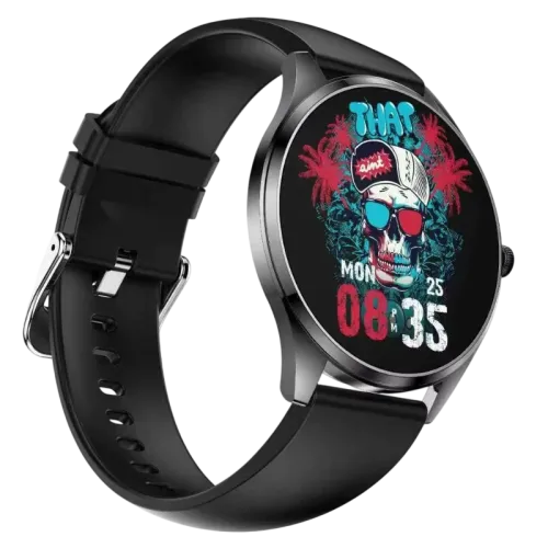 TN99 Correa Silicona Negro 1,43 pulgadas AMOLED Llamadas Bluetooth 5 días +100 deportes IP67 Reloj inteligente
