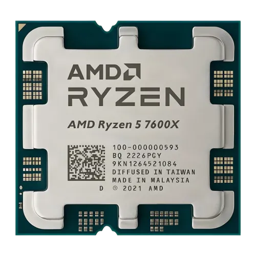 AMD Ryzen 5 7600X AM5 Tray 6 Núcleos