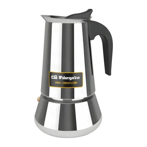 Cafetera italiana Orbegozo 9 tazas Negro/Acero inoxidable KFI 960