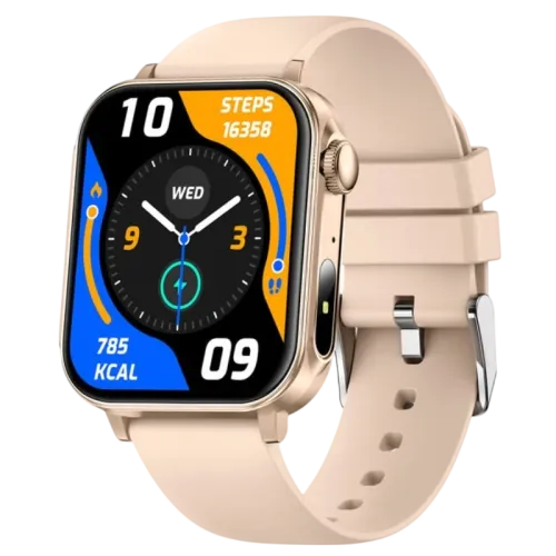 COLMI P80 Correa Silicona Dorado IPS GPS 7 días +120 deportes IP68 Smartwatch