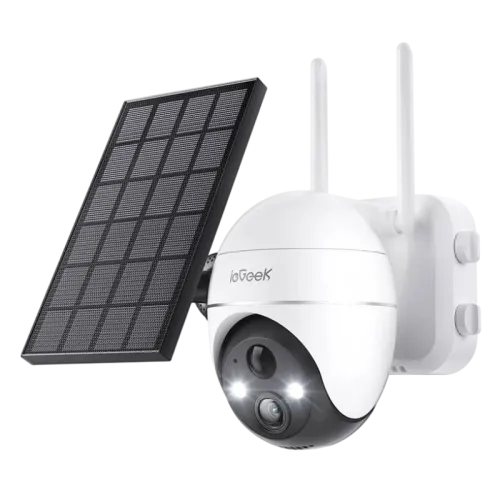 ieGeek ZS-GX4S Blanco 2K WiFi Solar IP65 Cámara de vigilancia
