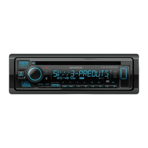 Autorradio Kenwood Negro 1 DIN Bluetooth KDC-BT960DAB