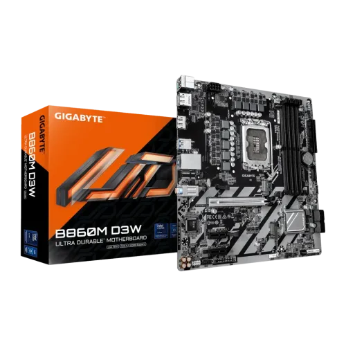 Placa base Gigabyte B860M D3W Intel B860 LGA1851 DDR5 mATX