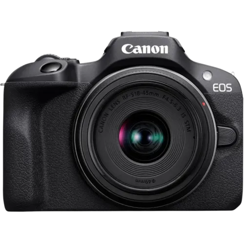 Canon EOS R100 + RF-S 18-45mm F4.5-6.3 IS STM Kit Cámara Mirrorless 24.1 MP 4K