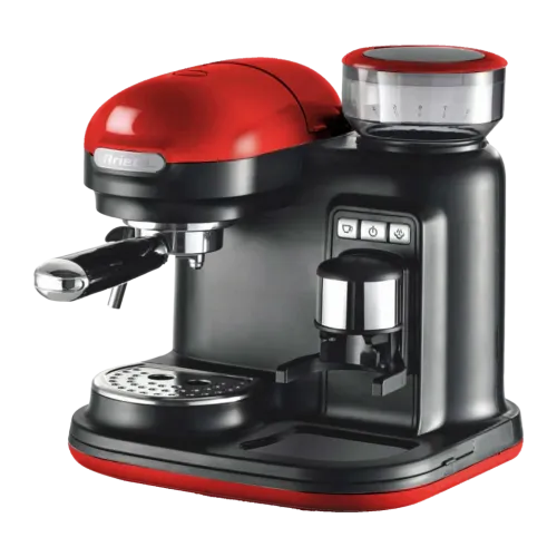 Cafetera Express Ariete Moderna 1318 0,8L Molinillo integrado Vaporizador Rojo/Negro