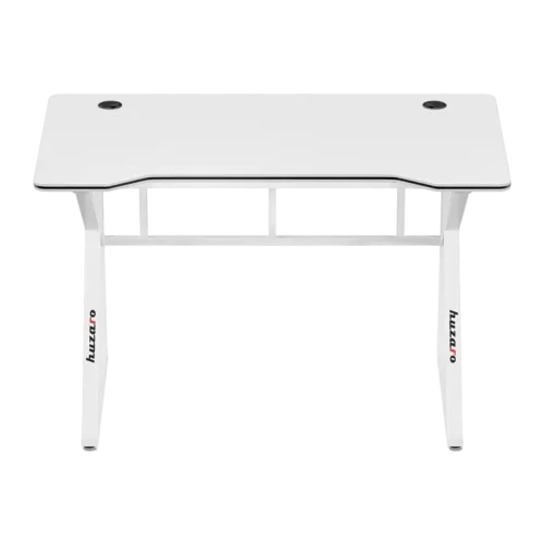 Mesa Gaming Huzaro Hero 1.6 MDF Carbon Flex 120x60cm Blanco