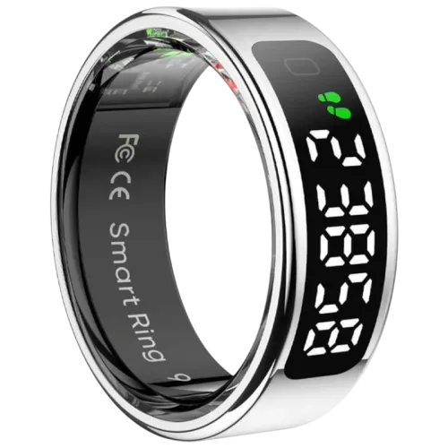 COLMI R12 Talla 8 Plata Bluetooth Anillo inteligente