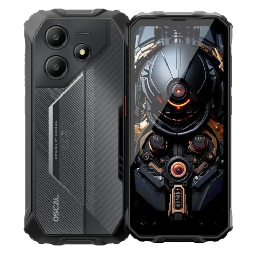 Oscal Marine 2 4GB/64GB Negro Rugged IP68/IP69K 6,56 pulgadas IPS 90Hz 16MP 11000mAh 18W NFC