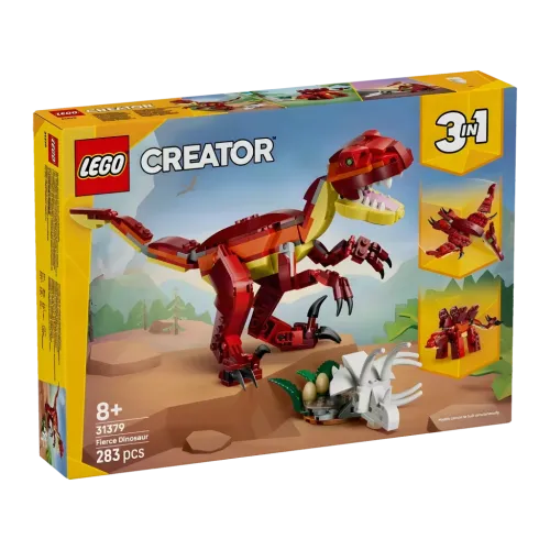 Set LEGO Creator 3 en 1 Feroz Dinosaurio 31379 283 piezas A partir de 8 años