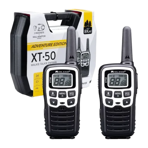 Walkie-Talkie Midland XT50 Adventure 24 canales Pack 2