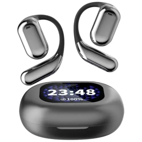 HBQ YYK-Q16 PRO Gris ANC LCD Bluetooth 5.4 40h Auriculares inalámbricos
