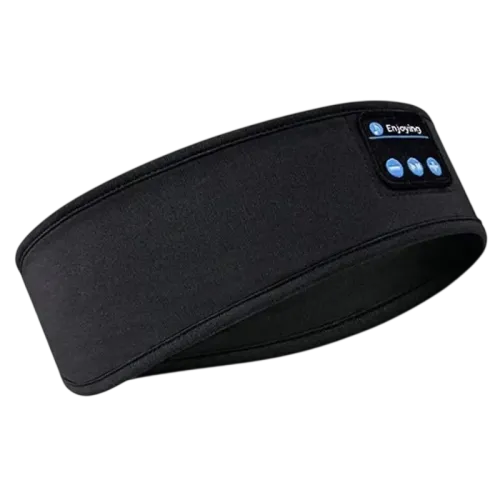 Diadema Elástica Negro Bluetooth 5.0 Auriculares inalámbricos