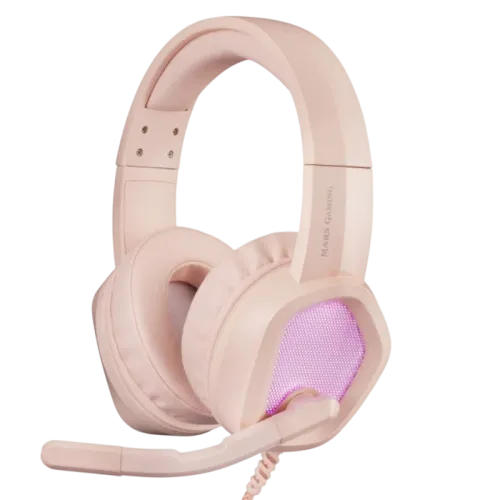 Mars Gaming MH320 Rosa con micrófono Auriculares