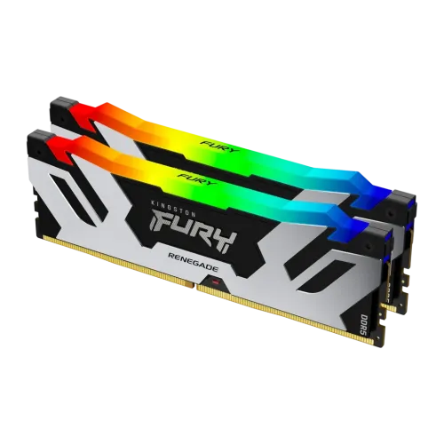 Kit de memoria RAM Kingston Technology FURY Renegade RGB 32GB (2x16GB) DDR5 6400MT/s CL32