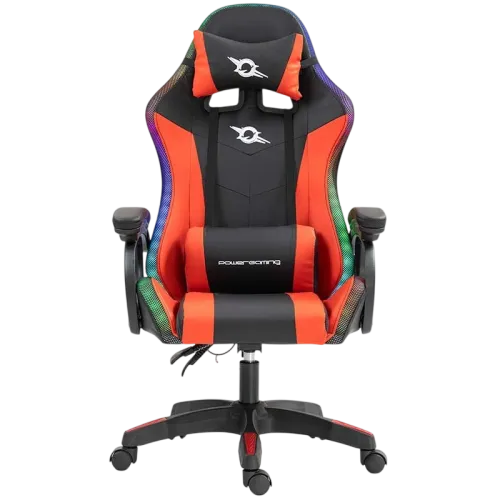 PowerGaming LED RGB  Silla Negro+Rojo
