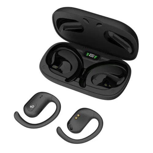 OPN Sound Aria+ Negro Open-Ear IPX5 con micrófono Auriculares