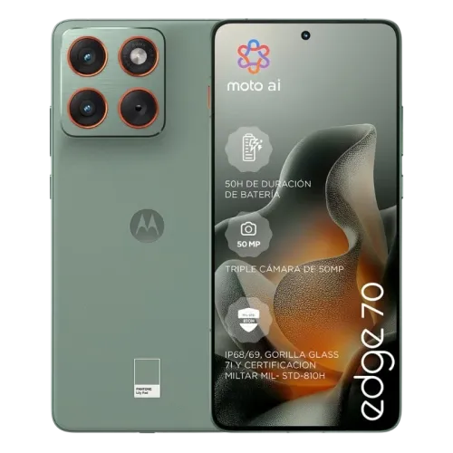 Motorola Edge 70 5G 12GB/512GB Lily Pad 6,7 pulgadas AMOLED 120Hz 50MP 4800mAh 68W NFC