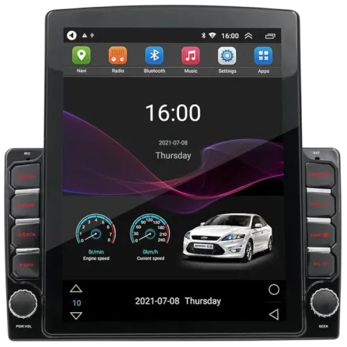 Autoradio 1 DIN SWM 9790-J 2GB/64GB GPS Carplay Negro