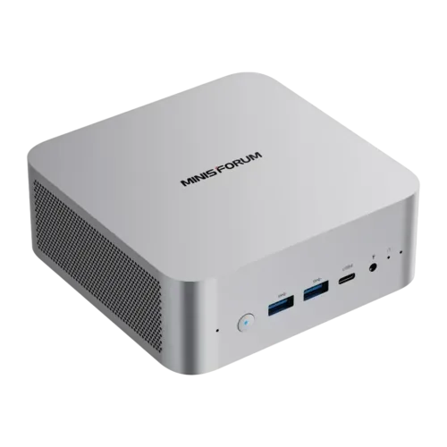 Mini PC Minisforum X1-255 Plata AMD Ryzen 7 255 8 Núcleos WiFi 7 Barebone