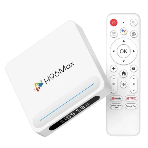 H96 Max Plus 4GB/128GB Android 14 8K WiFi 6 Bluetooth H618 TV Box