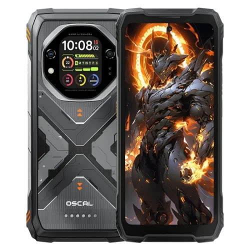 Oscal Tank 1 5G 16GB/512GB Naranja Rugged IP68/IP69K 6,78 pulgadas IPS 120Hz 64MP 20000mAh 55W NFC