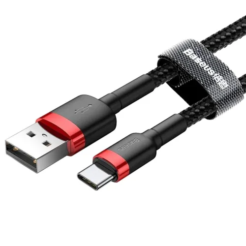 Baseus Cafule Cable USB a USB Tipo C 1M Negro