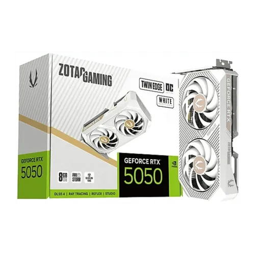 Tarjeta gráfica Zotac Gaming GeForce RTX 5050 Twin Edge OC Blanco Edition