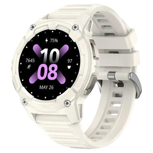 KOSPET Tank S2 Blanco 1,32 pulgadas AMOLED GPS 10 días +170 deportes 5ATM IP69K Smartwatch