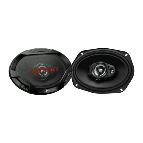 Altavoces para coche JVC 3 vías 70W RMS Negro CS-DR6932