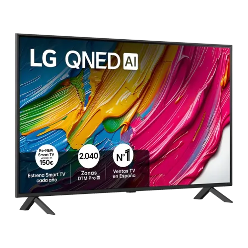 LG 50QNED80A6A 50 pulgadas 4K QNED HDR10 webOS Smart TV