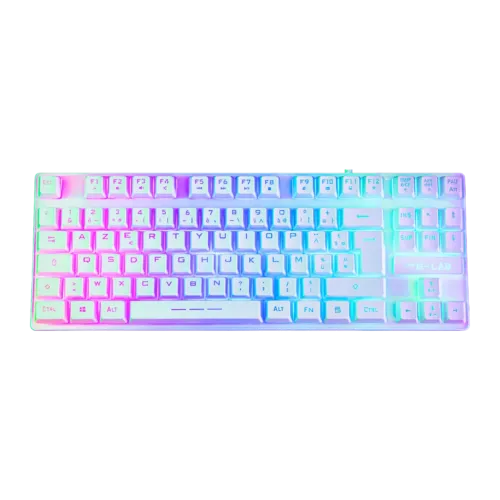 Teclado Gaming The G-Lab Keyz Caesium TKL Membrana RGB 11 Modos