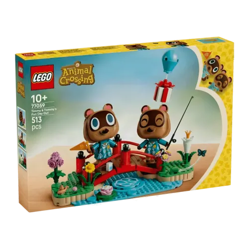 Set de construcción LEGO Animal Crossing 77059 Excursión con Tendo y Nendo
