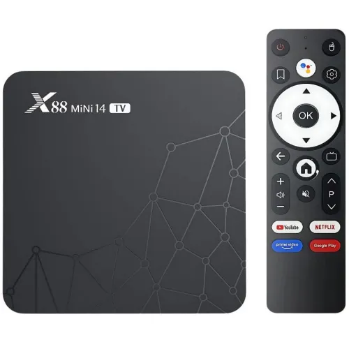 X88 Mini 14 2GB/16GB Android 14 4K WiFi 6 Bluetooth 5.0 RK3518 TV Box