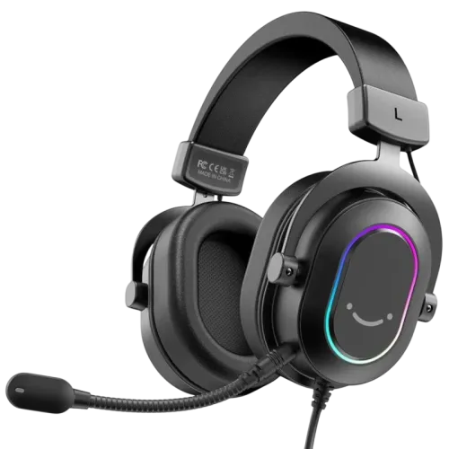 Fifine AmpliGame H6 Negro con micrófono Auriculares