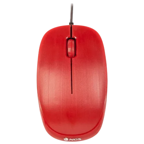 NGS Flame Ratón 1000 DPI Rojo