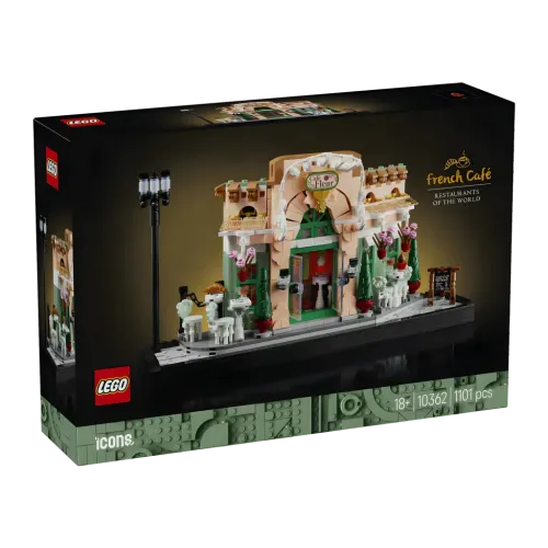 Set de construcción LEGO Icons Café Francés 10362 1101 piezas
