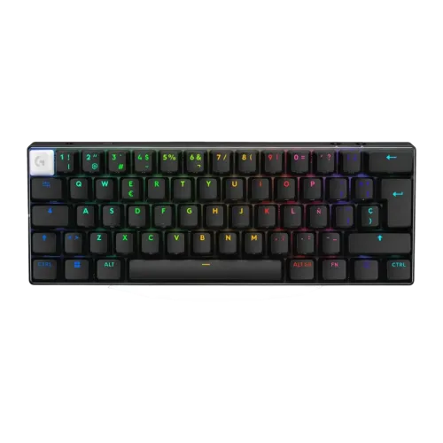 Teclado gaming Logitech G PRO X 60 LIGHTSPEED Inalámbrico Mecánico GX Brown RGB Negro
