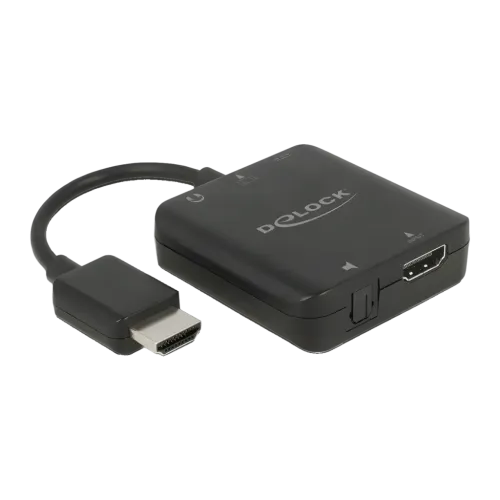Extractor de audio Delock 63333 4K 60Hz HDMI + TOSLINK + Jack 3,5mm