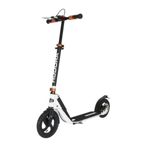 Hudora BigWheel Air 230 Dual Brake Negro/Blanco Patinete clásico plegable