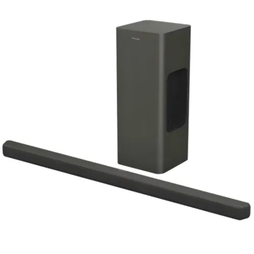 Philips TAB8200/10 Negro 2.1 100W Dolby Atmos Subwoofer inalámbrico HDMI ARC Bluetooth 5.3 Barra de sonido