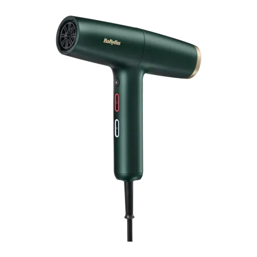Secador de Pelo BaByliss Air Power Pro Iónico Digital 1700W Dorado/Verde D6555DE