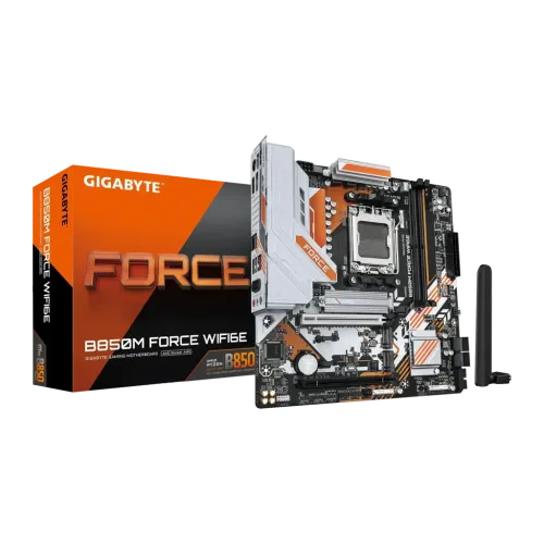 Placa base Gigabyte B850M Force WiFi 6E AMD B850 AM5 DDR5 mATX Marrón